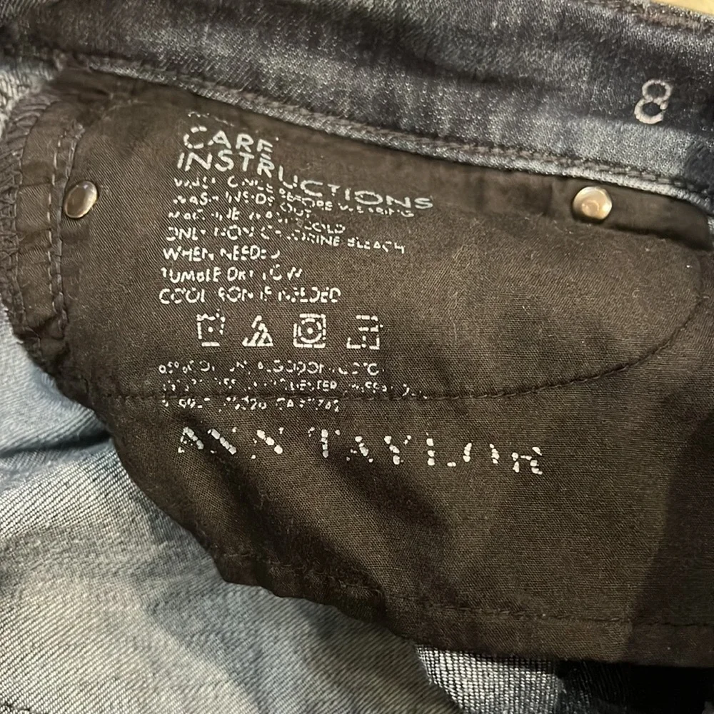 ANN TAYLOR WOMENS JEANS. Modern Fit. SIZE 8 - Picture 6 of 6
